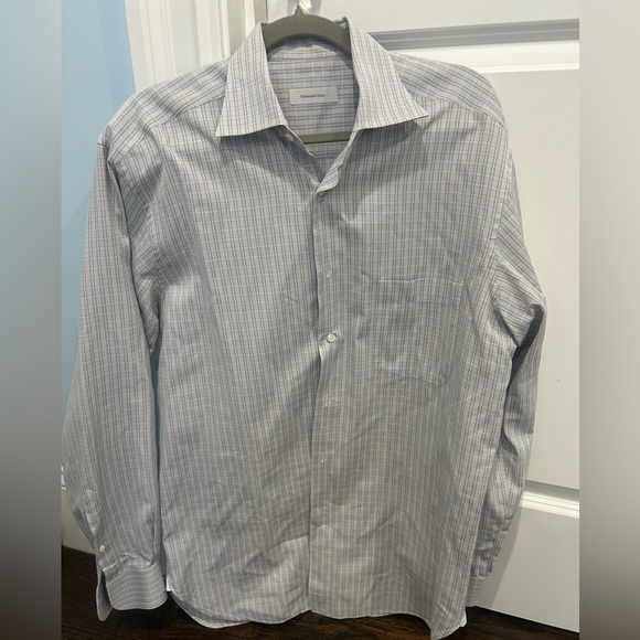 Zegna Men’s Button-down shirt. Size 16 34 1/2.